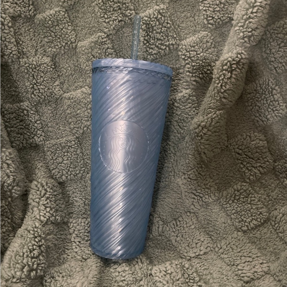 Starbucks Icy Blue Textured Tumbler